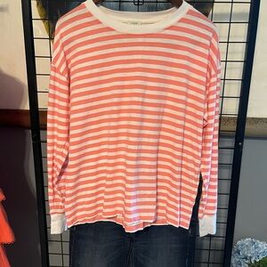 J. Crew Pink Relaxed Boxy Sweatshirt